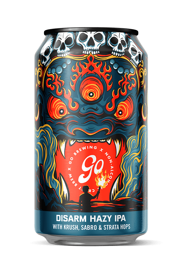 Disarm Hazy IPA – Non-Alcoholic Hazy IPA